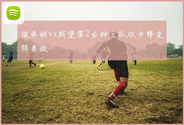 埃弗顿vs斯堡第2分钟主队双中锋变阵奏效